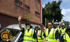 صورة وتعليق: مسيرة من حيفا إلى الأقصى المبارك سيراً على الأقدام